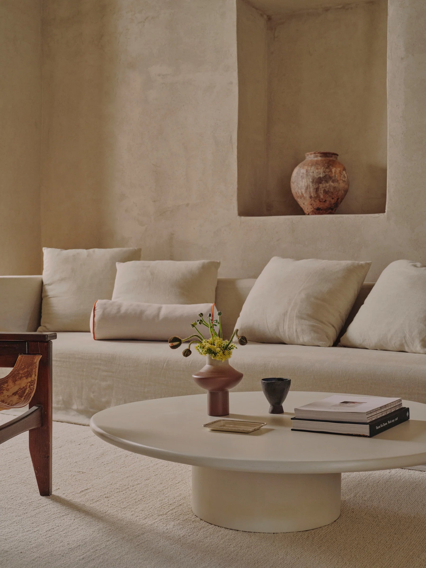 Microcement coffee detail