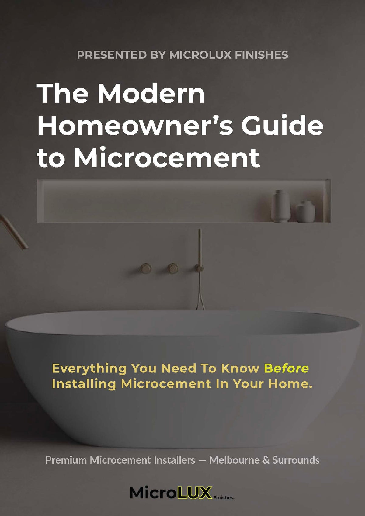 The Modern Homeowner’s Guide to Microcement cover