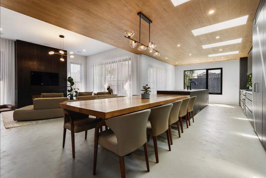 Seamless microcement flooring after installation in Pascoe Vale