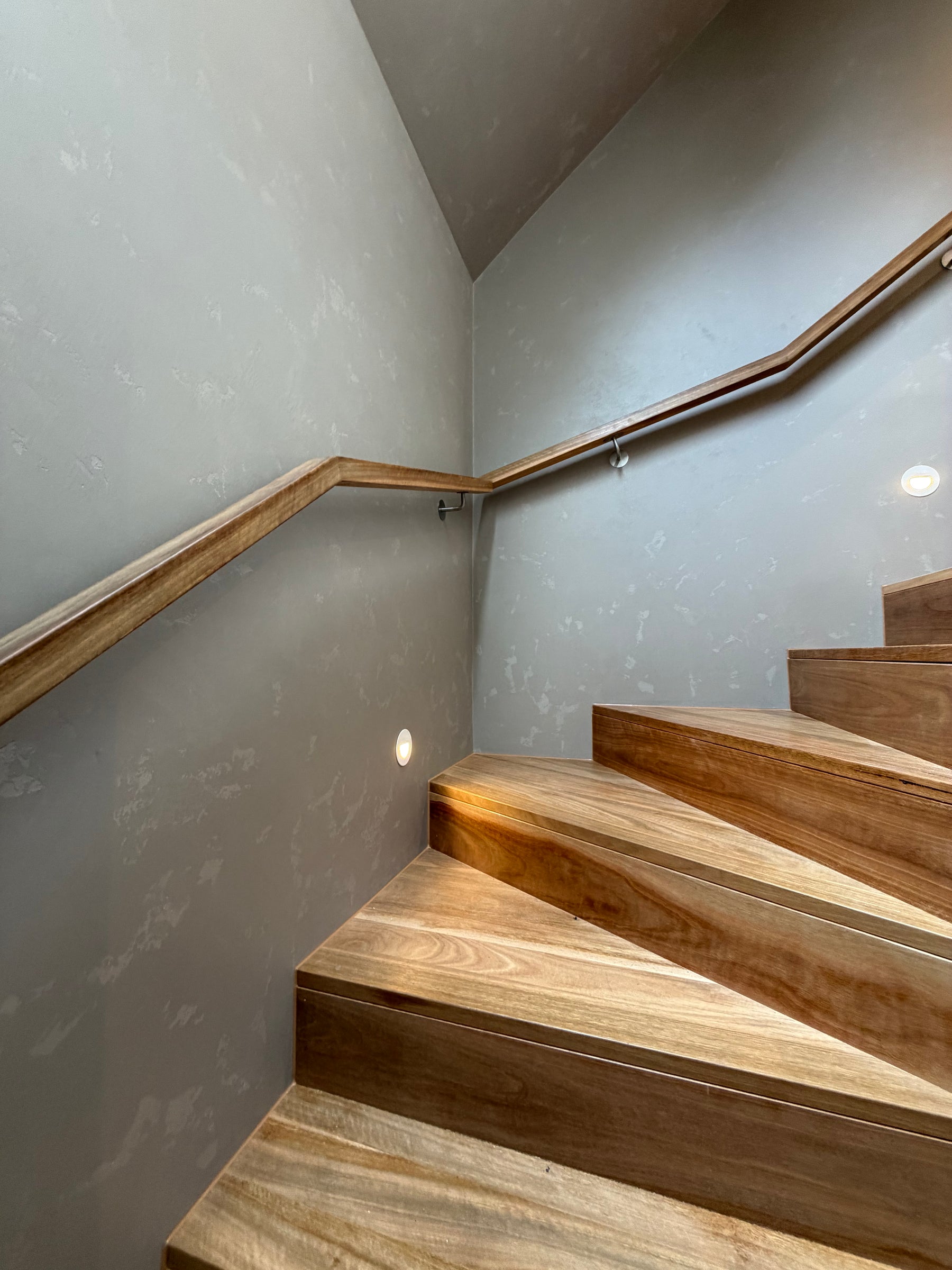 Microcement walls in South Melbourne home